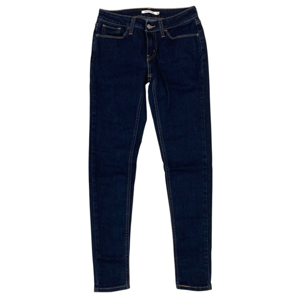 Levi's Denim - Levi’s 535 Super Skinny Dark Wash Jeans, Leggings, Jeggings, Women’s 28